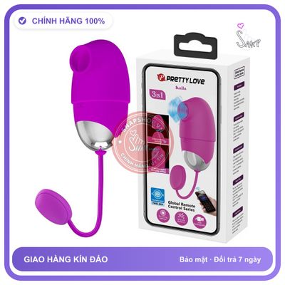 Trứng Rung Pretty Love Kalila Điều Khiển Từ Xa Bằng App chính hãng - 10 chế độ rung, sạc USB, silicone mềm mại - giao hàng che tên kín đáo