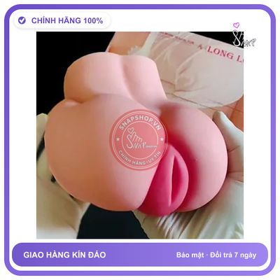 Bán Thân Mông 4D Nhỏ Gọn chính hãng - silicone mềm mại, chất liệu an toàn cho da, dễ vệ sinh - giao hàng che tên kín đáo