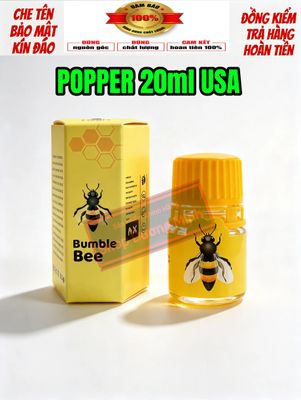 ( Hàng Nhập Khẩu Chính Hãng USA) Popper 20ml Siêu Mạnh,Bao Phê, Hiệu Quả Nhanh Chóng,