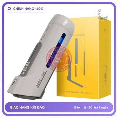 Máy Có Thắt Leten A380 Pro chính hãng - 10 cấp độ rung, sạc usb, rung nhấp chuyển động đẩy tới và lui tự động - giao hàng che tên kín đáo