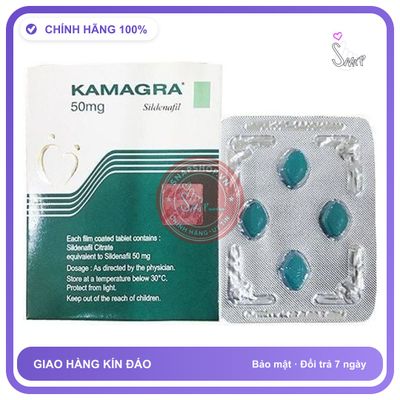 Thuốc Cường Dương Kamaga 50mg chính hãng - chất liệu an toàn cho da, dễ vệ sinh, êm ái khi dùng - giao hàng che tên kín đáo