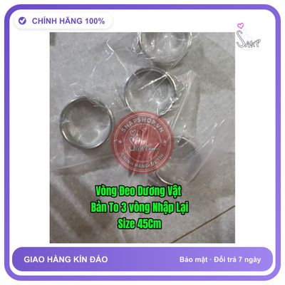 Đồ chơi người lớn inox 45Cm Vòng Đeo Dương Vật, Bản To 3 Vòng Nhập Lại, Để Đeo, Chống Xuất Tinh Sớm, to dài dv, che tên sản phẩm bảo mật kín đáo