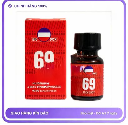 Chai hít tăng khoái cảm Popper big dick Hàng Chính Hãng USA Chai Hít Kích Thích Hưng Phấn, Cho Nam Nữ, Tác Dụng Nhanh, Phê Rất Lâu, Ko tác dụng hoàn t