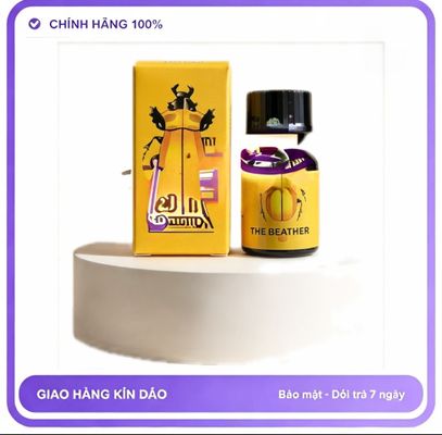 Chai hít tăng khoái cảm Popper THE BEATHER 10ml Sale Rẻ Popper 10ml USA, Dòng Mạnh,Mùi Dịu, Ko Nồng, Ko Rát Mũi,Bao Phê