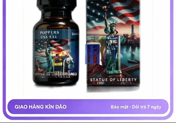 Chai hít tăng khoái cảm Popper 10ml Hàng Nhập Khẩu Popper 10ml USA, Mùi Dịu Dễ Hít, Ko Bị Gắt Mũi, Tác Dụng Mạnh, Hít Xong Phê Liền