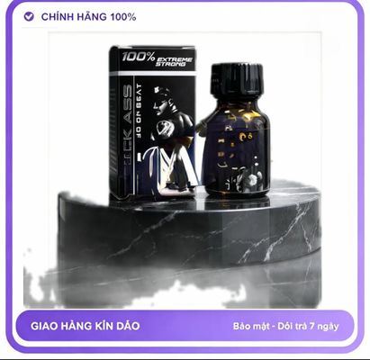 Chai hít tăng khoái cảm Popper Eek Ass 10ml Hàng Chính Hãng Cực Mạnh Popper 10ml USA, Dòng Cao Cấp, Mùi Dịu Dễ Hít, Phê Tận Mây Xanh