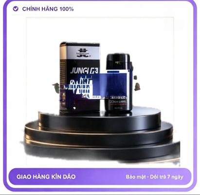 Chai hít tăng khoái cảm Popper JUNGI 10ml Hàng Chính Hãng Popper 10ml USA, Dòng Mạnh Phê Lâu Cho Ng Lờn