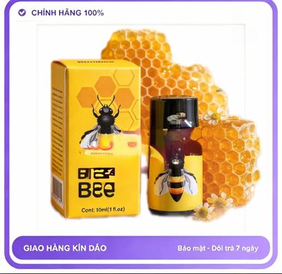 Chai hít tăng khoái cảm Popper Bee 10ml Hàng Chính Hãng USA Popper 10ml Cao Cấp, Cực Mạnh Phê Lâu, Tác Dụng Nhanh Chóng, Hít Là Phê Ngay