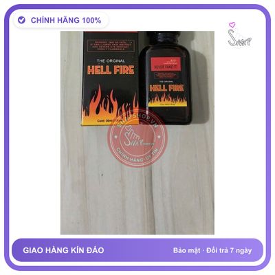 Chai hít tăng khoái cảm Popper HELL FIRE 30ml Hàng Nhập Khẩu Chính Hãng USA Popper 30ml, Cao Cấp,Dòng Mạnh Phê Lâu, Mùi Dịu Dễ Hít