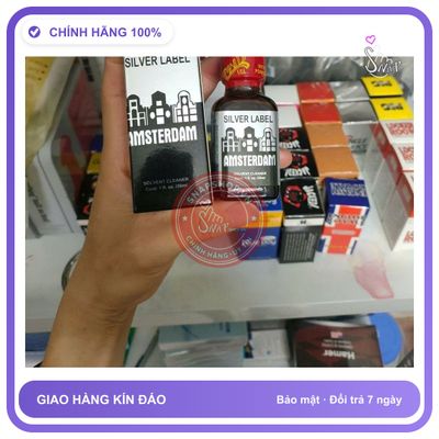 Chai hít tăng khoái cảm Popper SILVER LABEL 30ml Hàng Nhập Khẩu Popper 30ml USA, Dòng Mạnh Phê Lâu, Cho Ng Lờn Lâu Năm, Hít Là Phê Ngay