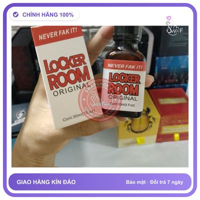 Chai hít tăng khoái cảm Popper Locker Room 30ml Hàng Chính Hãng USA Popper siêu mạnh 30ml