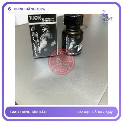 Chai hít tăng khoái cảm Popper JACK ASS 10ml Hàng Chính Hãng USA Popper 10ml USA,Dòng Mạnh Phê Lâu,Ko Nhức Đầu, Ko Bỏng Mũi,Ko Tác Dụng Hoàn Tiền