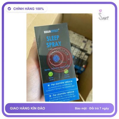 Xịt miệng BrainEffect bổ sung Melatonin và Vitamin B6 hương bạc hà chính hãng