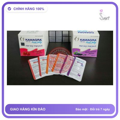 Viên uống hỗ trợ sinh lý nam Kamaga Gói siro tăng cường sinh lý cho nam giới, giúp cương cứng, hỗ trợ lâu ra, kéo dài thời gian quan hệ, che tên sản