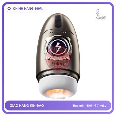 Cốc Leten Spacetime Cabin Với 7 Chế chính hãng - 7 chế độ rung, sạc USB, chất liệu an toàn cho da - giao hàng che tên kín hàng có sẵn