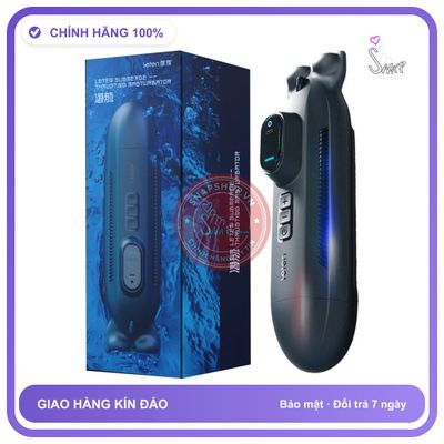 Âm Đạo Giả Đa Năng Leten Submerge Thrusting Masturbator chính hãng - 10 chế độ rung, sạc USB, rung nhấp chuyển động đẩy tới và lui tự hàng có sẵn