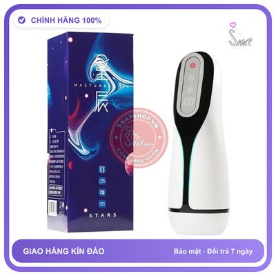 Máy Heseks Tự Động Hút, Rung Làm Nóng chính hãng - 9 chế độ rung, sạc usb, rung nhấp chuyển động đẩy tới và lui tự động - giao hàng che hàng có sẵn