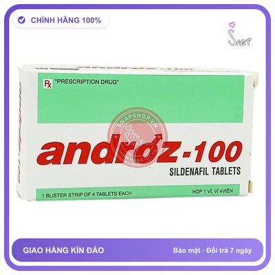 Thuốc Cường Dương Androz 100 chính hãng - chất liệu an toàn cho da, dễ vệ sinh, êm ái khi dùng - giao hàng che tên kín đáo