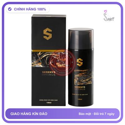 Dung Dịch Vệ Sinh Nam giới Serenys Optimus 120ml chính hãng - sạc USB, chất liệu an toàn cho da, dễ vệ sinh - giao hàng che tên kín đáo