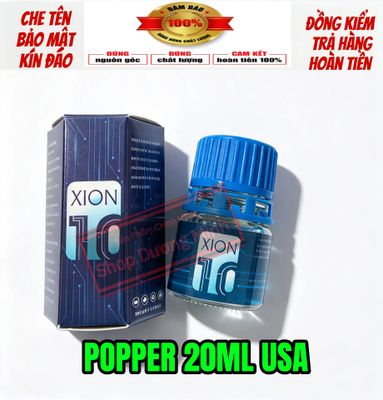 ( Không Tác Dụng Hoàn Tiền) Popper 20ml USA, Dòng Siêu Mạnh, Phê Lâu,Hít Xong Là Phê 