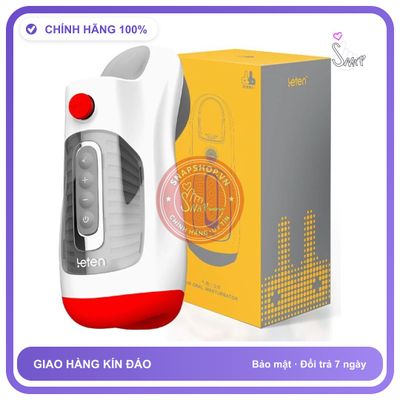 Cốc Mô Phỏng Như Miệng Tự Động Leten New Air Oral chính hãng - sạc USB, rung êm không tiếng động, chống nước - giao hàng che tên kín đáo