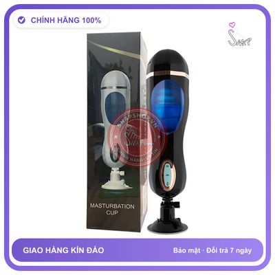 Máy rung nhấp chuyển động đẩy tới và lui Cao Cấp Đa Năng Masturbation Cup chính hãng - sạc usb, rung nhấp chuyển động đẩy tới và lui tự động, silicone mềm - giao hàng che tên kín đáo