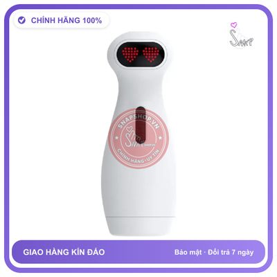 Âm Đạo Giả Cute Robot Bú Hút Co Thắt Tự Động chính hãng - 10 chế độ rung, sạc usb, rung nhấp chuyển động đẩy tới và lui tự động - giao hàng che tên kín đáo