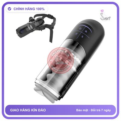 Máy XSpaceCup XT12 Tự Động rung nhấp chuyển động đẩy tới và lui Cho Nam chính hãng - 10 chế độ rung, sạc USB, rung nhấp chuyển động đẩy tới và lui tự động - giao hàng che tên kín đáo