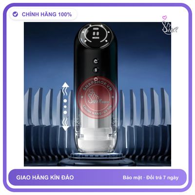 Máy Tự Động Cho Nam Giới Aliens III chính hãng - rung nhấp chuyển động đẩy tới và lui tự động, có sưởi ấm, chất liệu an toàn cho da - giao hàng che tên kín đáo