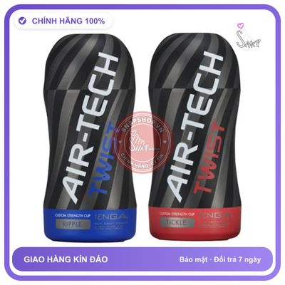 Cốc Tenga Air Tech Twist chính hãng - chất liệu an toàn cho da, dễ vệ sinh, êm ái khi dùng - giao hàng che tên kín đáo