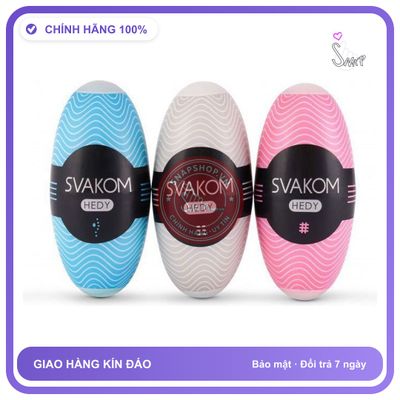 Trứng Svakom Hedy Cho Nam chính hãng - chống nước, silicone mềm mại, chất liệu an toàn cho da - giao hàng che tên kín đáo