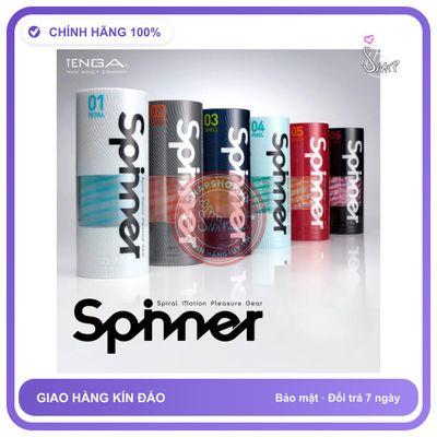 Cốc Tenga Spinner 6 Styles chính hãng - sạc USB, chất liệu an toàn cho da, dễ vệ sinh - giao hàng che tên kín đáo