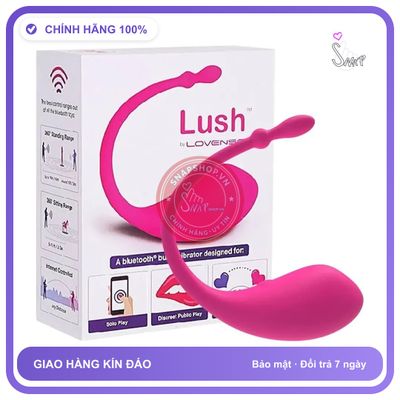 LUSH 1 - Trứng Rung Không Dây Cao Cấp Lovense USA Chính Hãng - điều khiển qua app, điều khiển từ xa, chất liệu an toàn cho da - giao hàng che tên kín đáo