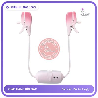 Lovense Gemini Nipple Clamps Máy Kẹp Đầu Ti Kết chính hãng - điều khiển từ xa, silicone mềm mại, chất liệu an toàn cho da - giao hàng che tên kín đáo