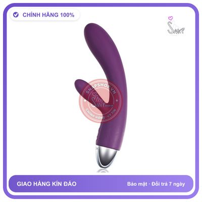 Svakom Alice Hai Nhánh Kích Thích Âm Đạo Và Âm Vật chính hãng - sạc USB, chống nước, silicone mềm mại - giao hàng che tên kín đáo
