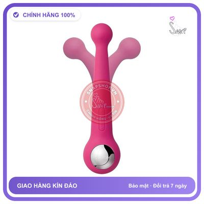 SVAKOM Bonnie Chày Rung Massage Điểm G Hai Đầu chính hãng - sạc USB, silicone mềm mại, chất liệu an toàn cho da - giao hàng che tên kín đáo