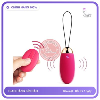 Svakom Elva Trứng Rung Kích Thích Âm Đạo Điều Khiển Từ Xa chính hãng - silicone mềm mại, chất liệu an toàn cho da, dễ vệ sinh - giao hàng che tên kín đáo