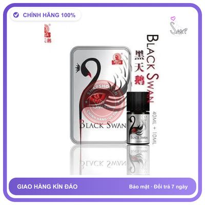 Popper Black Swan 40ml mê đắm cao cấp chính hãng - chai 40ml, hàng chuẩn nhập khẩu, nắp kín không bay hơi - giao hàng che tên kín đáo