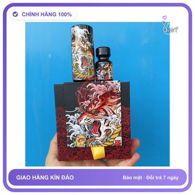 Mẫu Mới Nhất Năm 2021 Popper Tiger 40ml Hàng Chính Hãng - chai 40ml, hàng chuẩn nhập khẩu, nắp kín không bay hơi - giao hàng che tên kín đáo