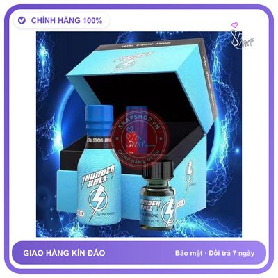 Popper 40ml Thunderball thế hệ 2021 chính hãng - chai 40ml, hàng chuẩn nhập khẩu, nắp kín không bay hơi - giao hàng che tên kín đáo