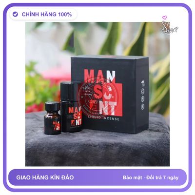 Combo Popper Man Scent - 50ml - USA chính hãng - chai 40ml, hương dịu không nồng, hàng chuẩn nhập khẩu - giao hàng che tên kín đáo