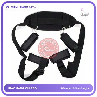 Đồ Chơi BDSM Tạo Tư Thế Còng Tay và Chân chính hãng - chất liệu an toàn cho da, dễ vệ sinh, êm ái khi dùng - giao hàng che tên kín đáo