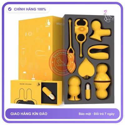 Trứng Rung Tình Yêu - Leten - 7 Đầu Thay Thế chính hãng - 3 mức rung, sạc usb, chống nước - giao hàng che tên kín đáo