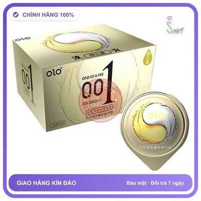 Bao Cao Su OLO Siêu Mỏng 0.01mm Kéo Dài Hộp 10 Cái chính hãng - hộp 10 cái, hỗ trợ kéo dài, có hương thơm - giao hàng che tên kín đáo