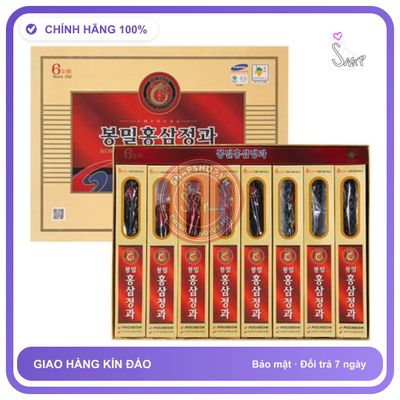 Hồng sâm nguyên củ tẩm mật ong POCHEON Honey hộp 300g chính hãng - trọng lượng 300g, hàng nhập khẩu, hàng chuẩn nguồn gốc rõ ràng - giao hàng che tên kín đáo