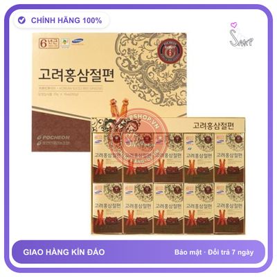 Hồng sâm thái lát tẩm mật ong POCHEON Sliced hộp 200g chính hãng - trọng lượng 1g, hàng nhập khẩu, hàng chuẩn nguồn gốc rõ ràng - giao hàng che tên kín đáo