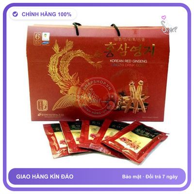 Nước Hồng Sâm Linh Chi POCHEON Hàn Quốc hộp chính hãng - thành phần thiên nhiên, trọng lượng 30g, hàng nhập khẩu - giao hàng che tên kín đáo