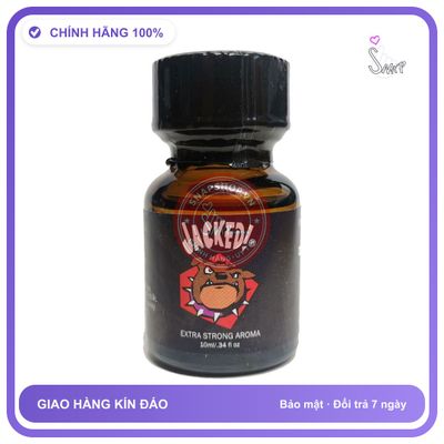Chai Hít Tăng Khoái Cảm Popper Jacked - Chai 10ml chính hãng - hương dịu không nồng, hàng chuẩn nhập khẩu, nắp kín không bay hơi - giao hàng che tên kín đáo