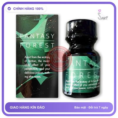 Popper Fantasy Forest 10ml Mạnh Mẽ Đên Sướng Mê Hồn chính hãng - chai 10ml, hương dịu không nồng, hàng chuẩn nhập khẩu - giao hàng che tên kín đáo
