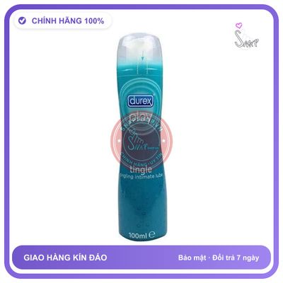 Gel Bôi Trơn Durex Play Tingle Đem Lại Cảm chính hãng - dung tích 100ml, dùng được cho hậu môn, dịu nhẹ an toàn - giao hàng che tên kín đáo